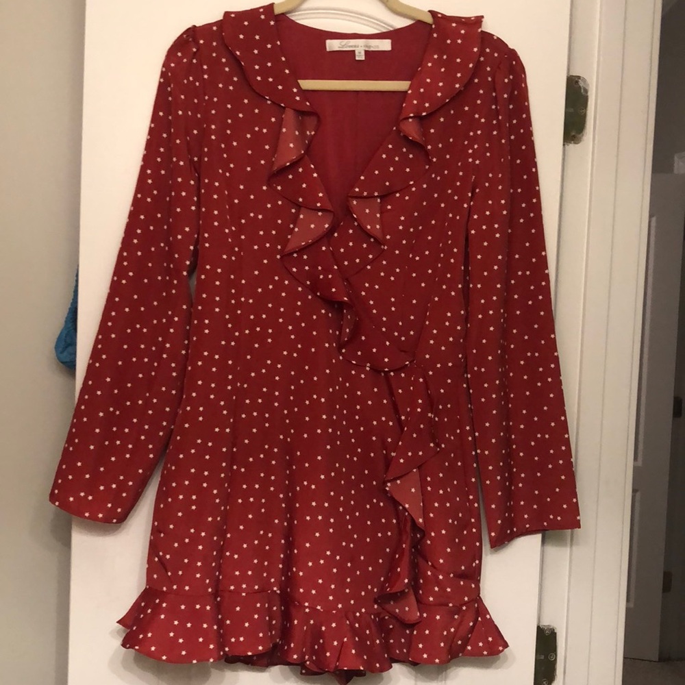 Lovers & Friends Star Print Romper Dress